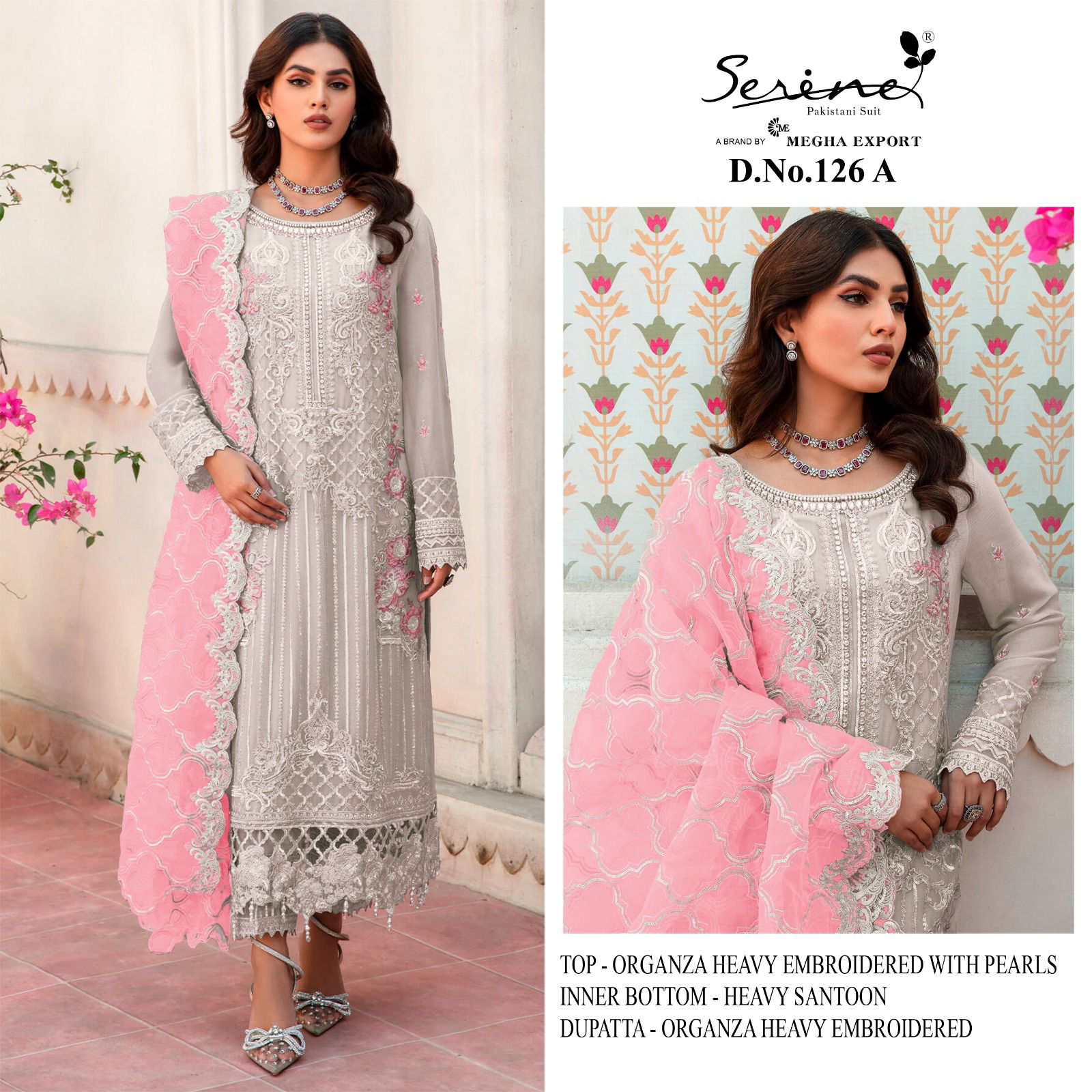 S 126 A To D By Serine Pakistani Suits Catalog